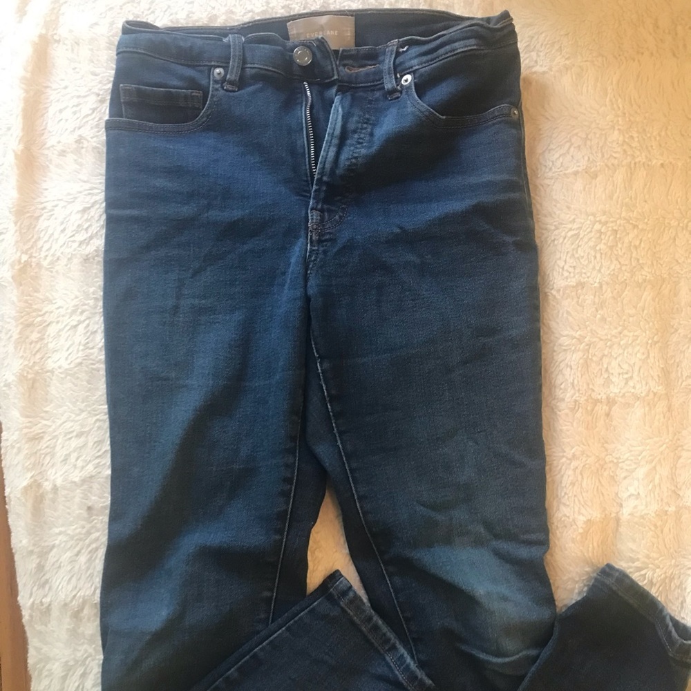 Everlane high rise skinny jeans. 26 Ankle. Great condition.